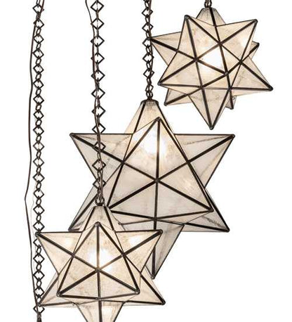 5 Light 36" Wide Multi Light Pendant