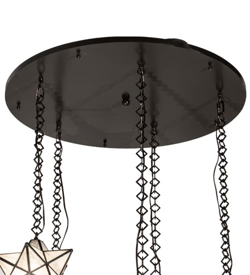 5 Light 36" Wide Multi Light Pendant