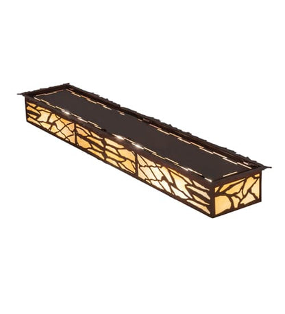 Whispering Pines 6 Light 63" Wide Flush Mount Ceiling Fixture