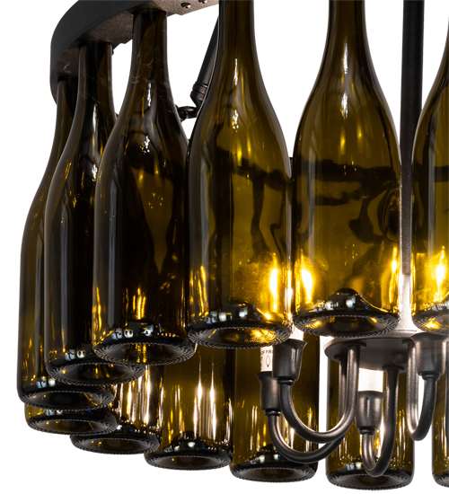 Tuscan Vineyard 6 Light 26" Wide Semi-Flush Drum Ceiling Fixture