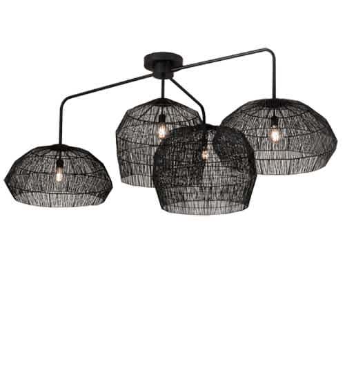 Hacienda 4 Light 96" Wide Chandelier
