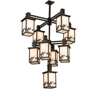 Meyda Tiffany Hyde Park 9 Light 40" Wide Chandelier