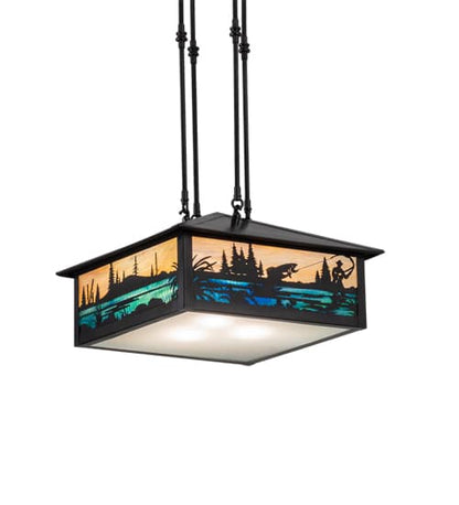3 Light 24" Wide Pendant