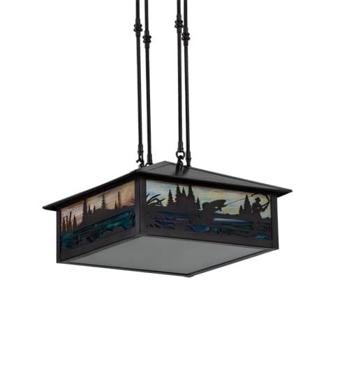 3 Light 24" Wide Pendant