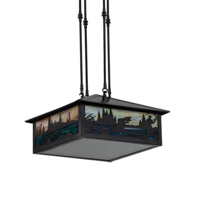 3 Light 24" Wide Pendant