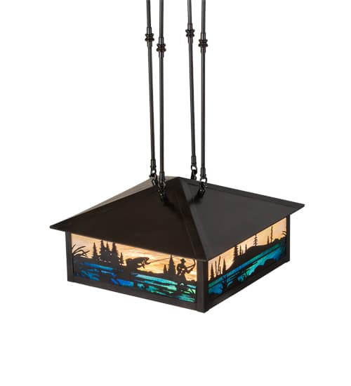 3 Light 24" Wide Pendant