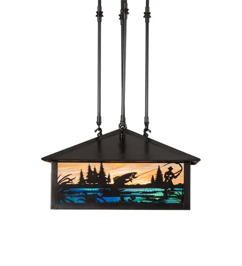 3 Light 24" Wide Pendant
