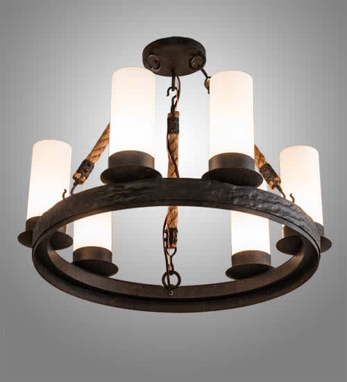 Costello 6 Light 24" Wide Ring Chandelier
