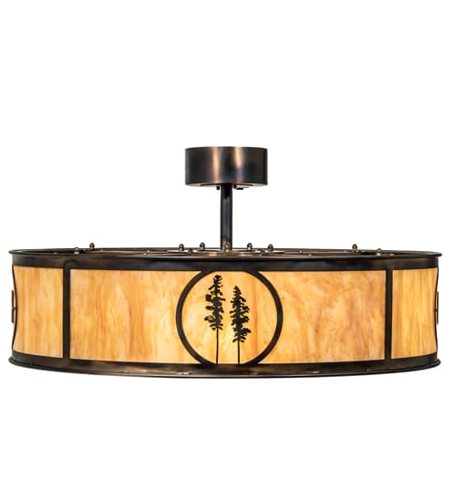 8 Light 37" Wide Pendant