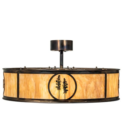 8 Light 37" Wide Pendant