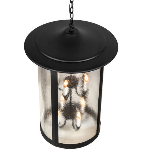 8 Light 24" Wide Taper Candle Pendant
