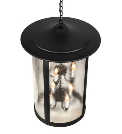 8 Light 24" Wide Taper Candle Pendant