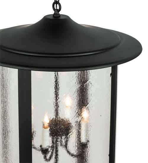 8 Light 24" Wide Taper Candle Pendant