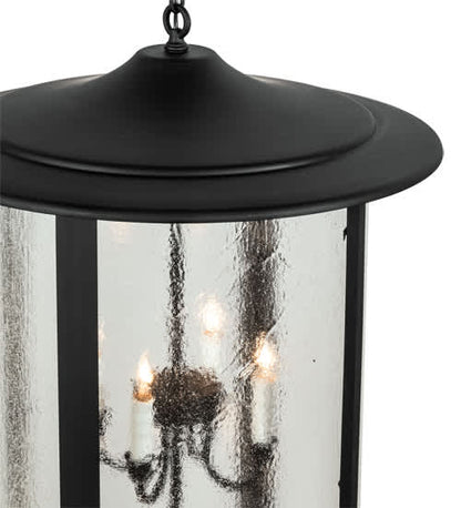 8 Light 24" Wide Taper Candle Pendant