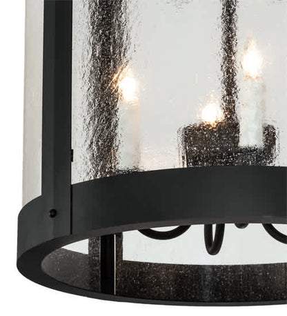 8 Light 24" Wide Taper Candle Pendant