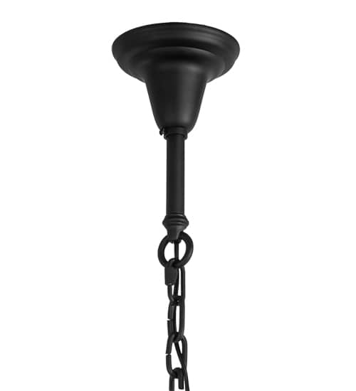 8 Light 24" Wide Taper Candle Pendant