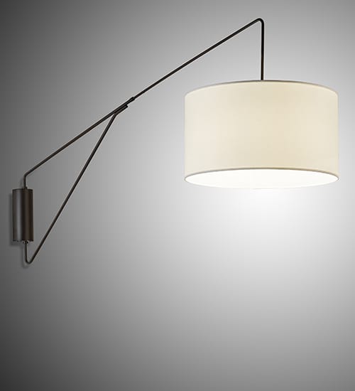 Cilindro Textrene 34" Tall Wall Sconce with Shade