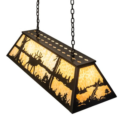 6 Light 48" Wide Billiard Linear Pendant
