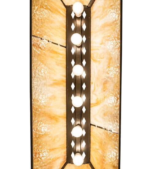 6 Light 48" Wide Billiard Linear Pendant