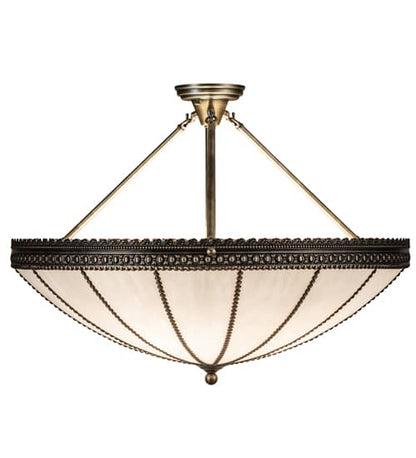Shansky 4 Light 30" Wide Semi-Flush Bowl Ceiling Fixture