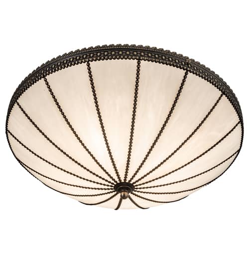 Shansky 4 Light 30" Wide Semi-Flush Bowl Ceiling Fixture