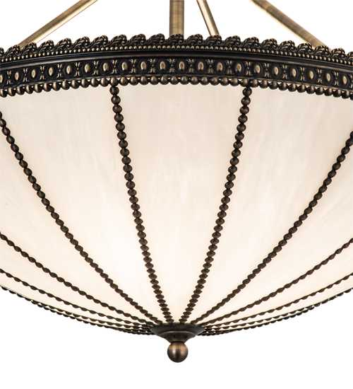 Shansky 4 Light 30" Wide Semi-Flush Bowl Ceiling Fixture