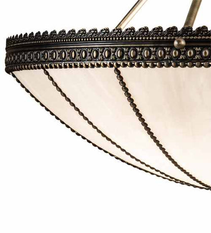 Shansky 4 Light 30" Wide Semi-Flush Bowl Ceiling Fixture
