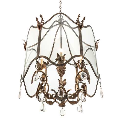 6 Light 27" Wide Pendant