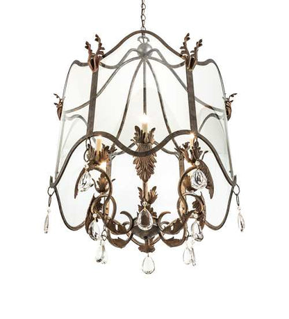 6 Light 27" Wide Pendant