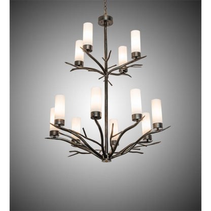 Meyda Tiffany Winter Solstice 12 Light 42" Wide Chandelier