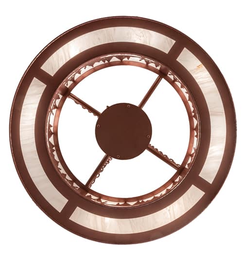 8 Light 36" Wide Abstract Pendant