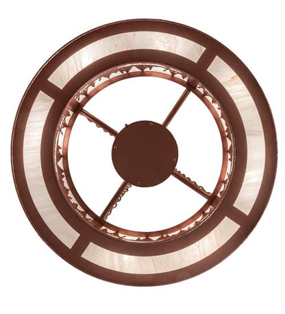 8 Light 36" Wide Abstract Pendant