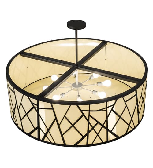 8 Light 48" Wide Pendant
