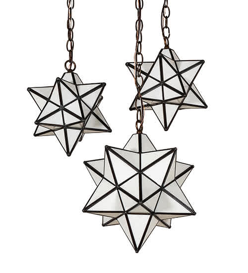 3 Light 22" Wide Multi Light Pendant