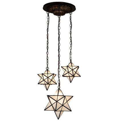 3 Light 22" Wide Multi Light Pendant