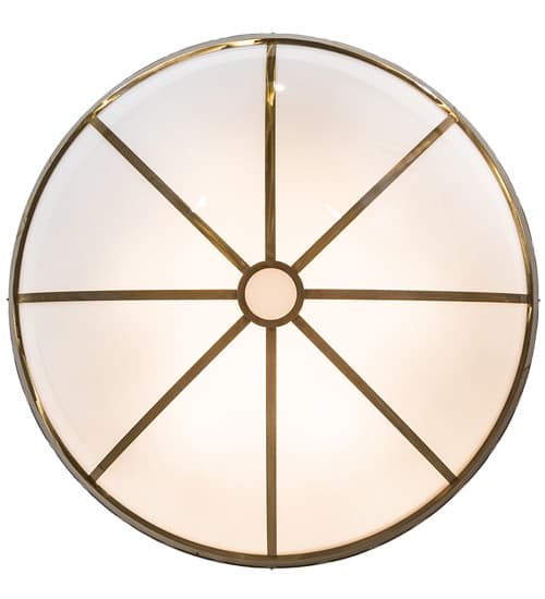 Kahe 12 Light 60" Wide Flush Mount Bowl Ceiling Fixture - Brass Finish