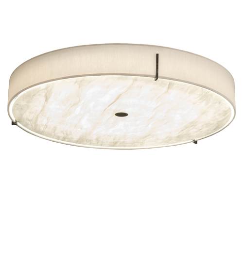 Cilindro 30" Wide LED Semi-Flush Drum Ceiling Fixture