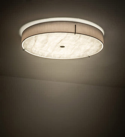 Cilindro 30" Wide LED Semi-Flush Drum Ceiling Fixture