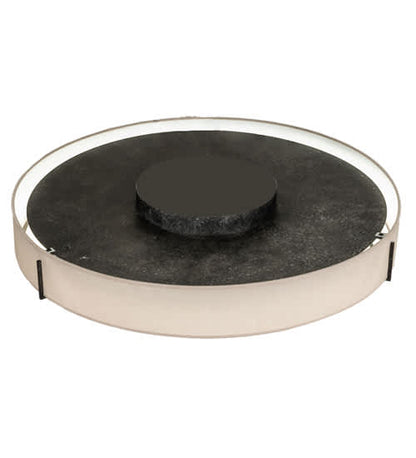 Cilindro 30" Wide LED Semi-Flush Drum Ceiling Fixture
