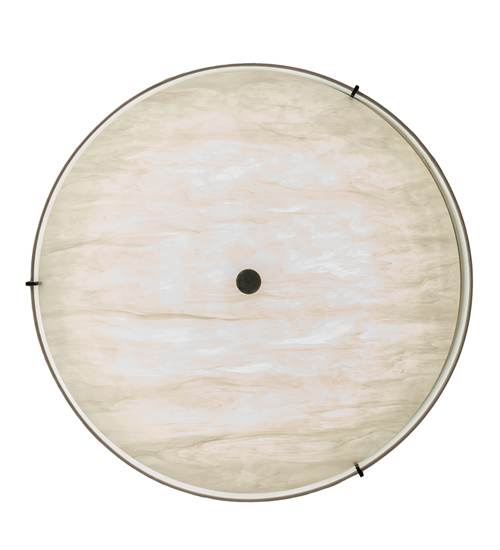 Cilindro 30" Wide LED Semi-Flush Drum Ceiling Fixture