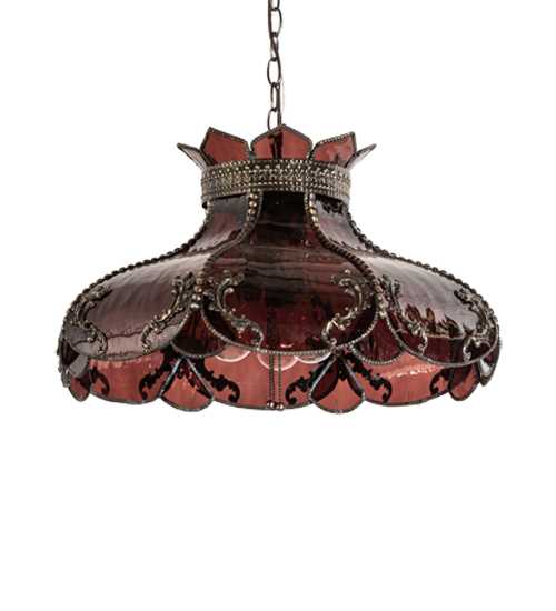 2 Light 22" Wide Pendant