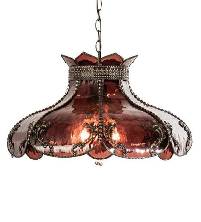 2 Light 22" Wide Pendant