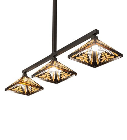 3 Light 63" Wide Linear Pendant