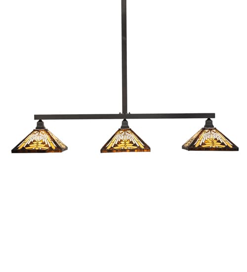 3 Light 63" Wide Linear Pendant