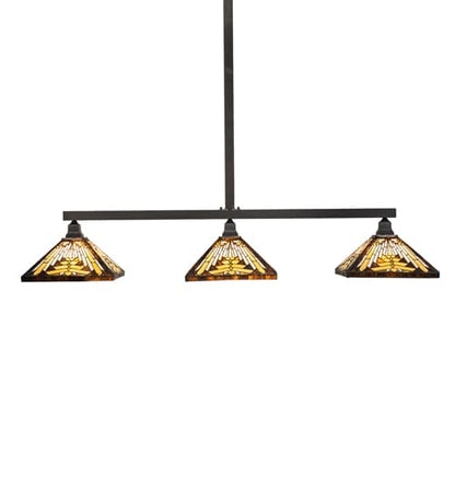 3 Light 63" Wide Linear Pendant