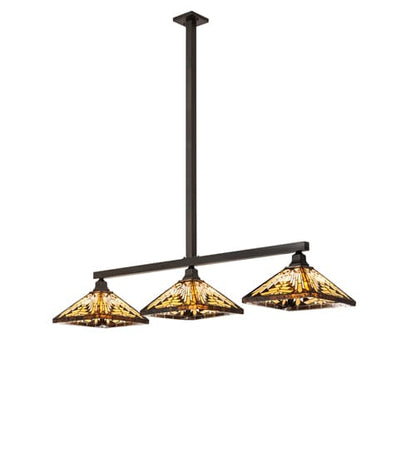 3 Light 63" Wide Linear Pendant