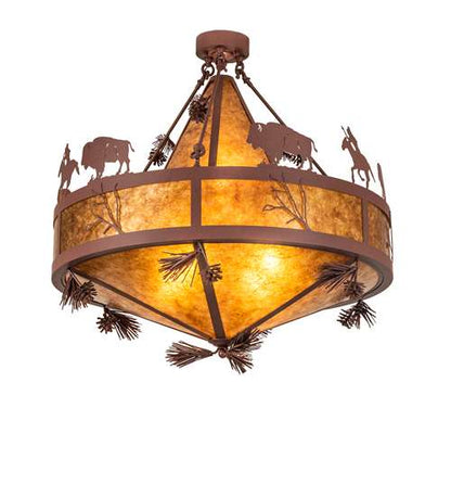 5 Light 36" Wide Pendant