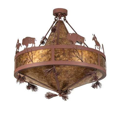 5 Light 36" Wide Pendant