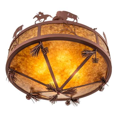 5 Light 36" Wide Pendant