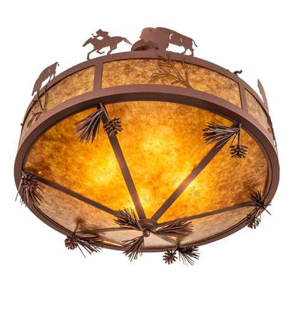 5 Light 36" Wide Pendant